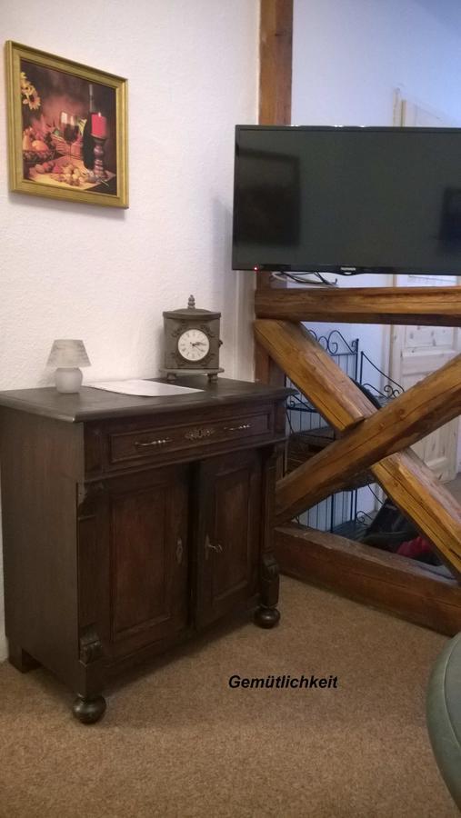 Ferienwohnungen Im Fachwerkhaus Quedlinburg Esterno foto